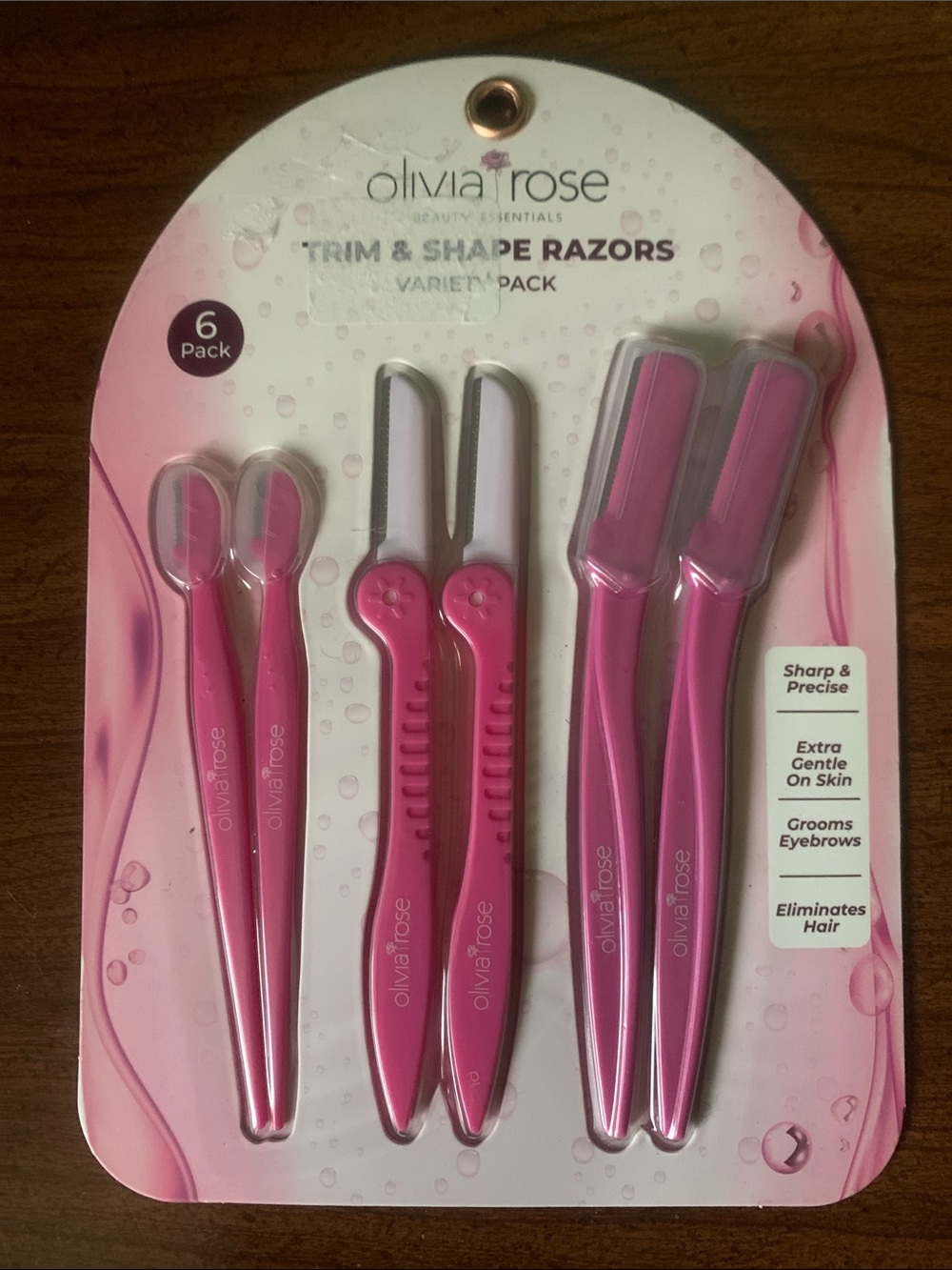 NWOT Olivia Rose 6 Pack Trim & Shape Variety Pack Razors